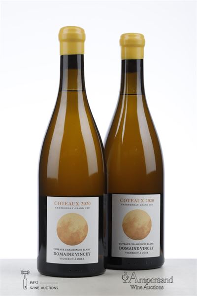 COTEAUX CHAMPENOIS BLANC 2020 - Vincey - Dégorgement 2022 - 2 Bottles