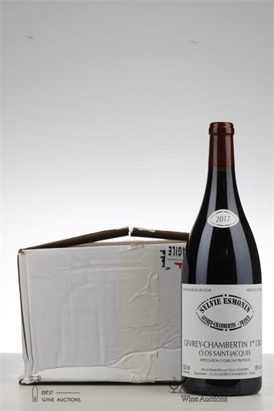 GEVREY CHAMBERTIN CLOS ST JACQUES 2017 - Sylvie Esmonin - 6 Magnums - Oc 6