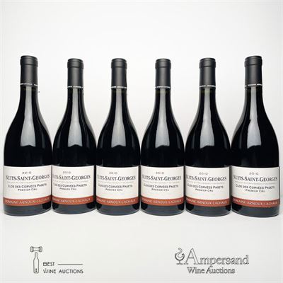 NUITS ST GEORGES CLOS DES CORVEES PAGETS 2010 - Arnoux Lachaux - 6 Bottles
