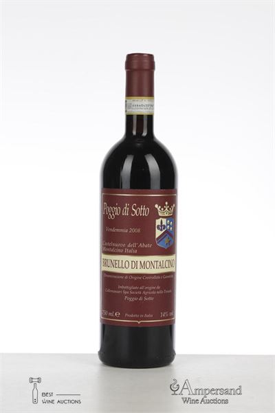 BRUNELLO DI MONTALCINO 2008 - Poggio di Sotto - 1 Bottle