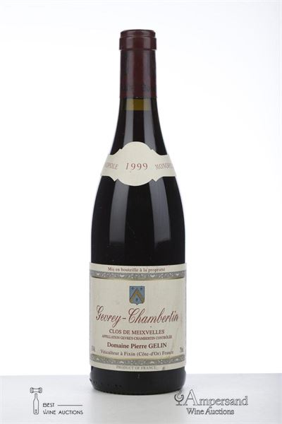 GEVREY CHAMBERTIN CLOS DE MEIXVELLES 1999 - Pierre Gelin - 1 Bottle
