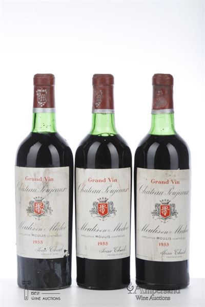 POUJEAUX 1955 - MB-Jean Theil - 3 Bottles