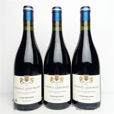 CLOS VOUGEOT 2018 - Thibault Liger Belair - 3 Bottles