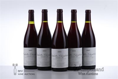 RUCHOTTES CHAMBERTIN 2001 - Frederic Esmonin - 5 Bottles