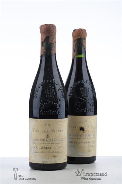 CHATEAUNEUF DU PAPE MARCOUX VIEILLES VIGNES 1998 - Domaine de Marcoux - 2 Bottles