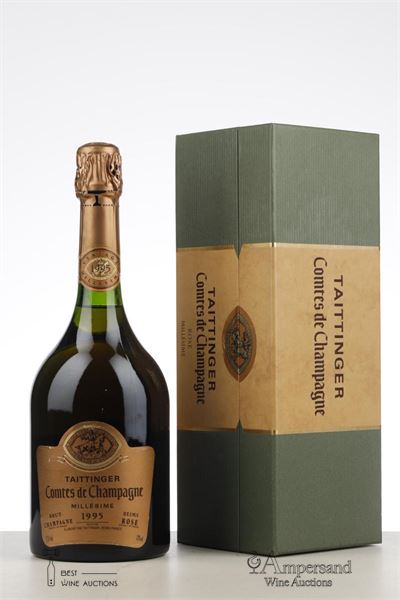 TAITTINGER COMTES DE CHAMPAGNE ROSE 1995 - Taittinger - 1 Bottle - Oc 1