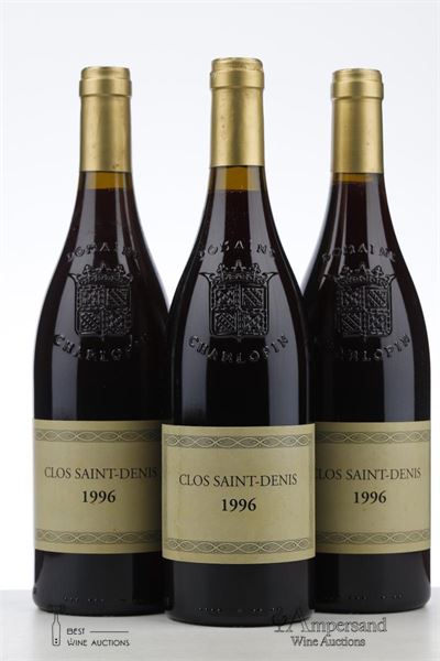CLOS ST DENIS 1996 - Philippe Charlopin Parizot - 3 Bottles
