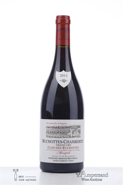RUCHOTTES CHAMBERTIN CLOS DES RUCHOTTES 2015 - Armand Rousseau - 1 Bottle