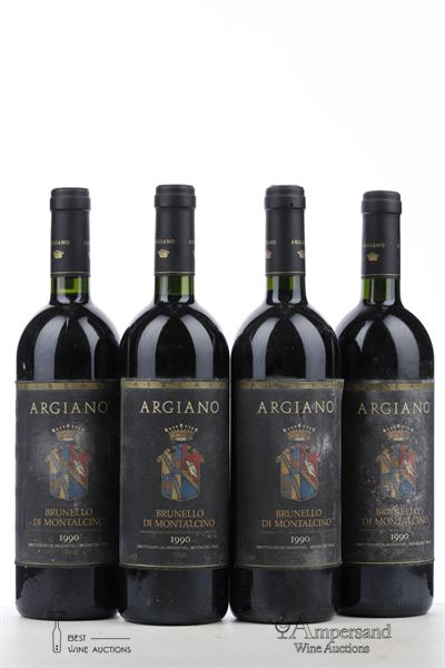 BRUNELLO DI MONTALCINO RISERVA 1990 - Argiano - 4 Bottles