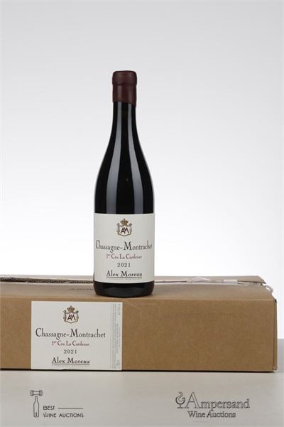 CHASSAGNE MONTRACHET ROUGE LA CARDEUSE 2021 - Alex Moreau  - 6 Bottles - Oc 6