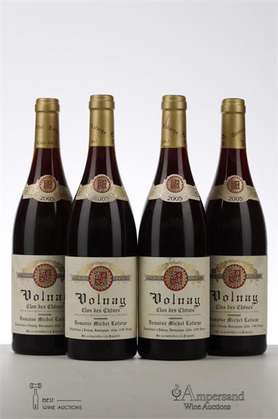 VOLNAY CLOS DES CHENES 2005 - Michel Lafarge - 4 Bottles