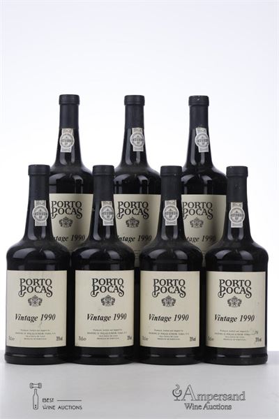 POCAS VINTAGE PORT 1990 - Pocas Junior - 7 Bottles