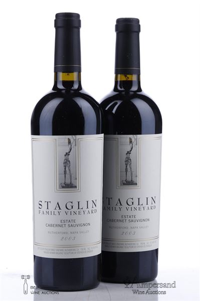 STAGLIN FAMILY ESTATE CABERNET SAUVIGNON 2003 - Staglin Family Vineyard - 2 Bottles