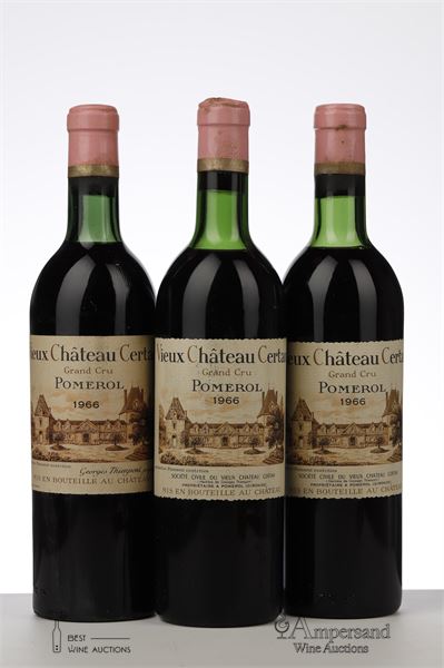 VIEUX CHATEAU CERTAN 1966 - Mc - 3 Bottles