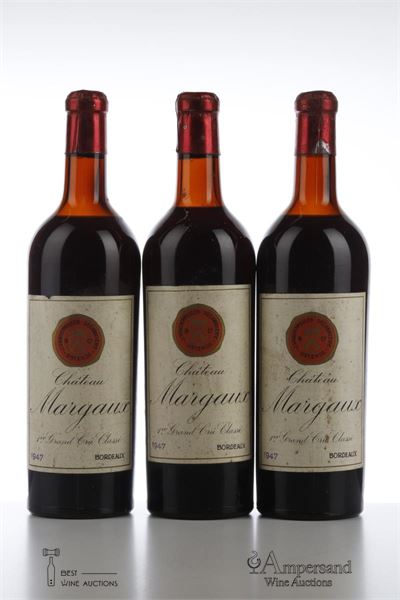 MARGAUX 1947 - Vandermeulen - 3 Bottles
