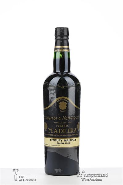 MADEIRA HENRIQUES CENTURY MALMSEY SOLERA 1900 - Henriques & Henriques - Mise en bouteille par L'Importateur - 1 Bottle