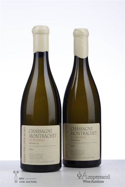 CHASSAGNE MONTRACHET BLANC LES BAUDINES 2016 - Pierre Yves Colin Morey - 2 Bottles