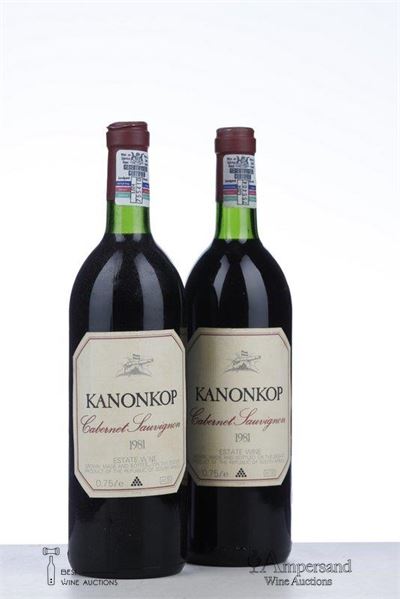 KANONKOP CABERNET SAUVIGNON 1981 - Kanonkop - 2 Bottles