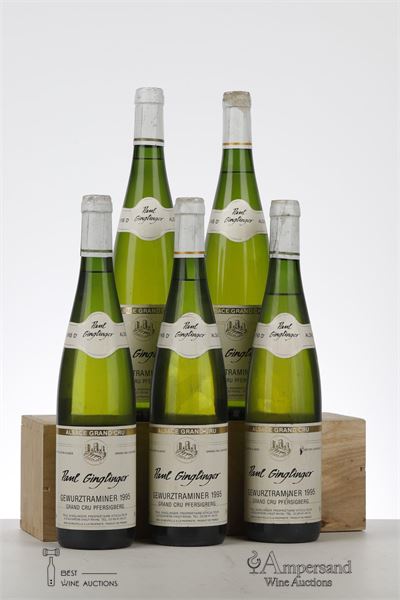 GEWURZTRAMINER PFERSIGBERG 1995 - Paul Ginglinger - 5 Bottles