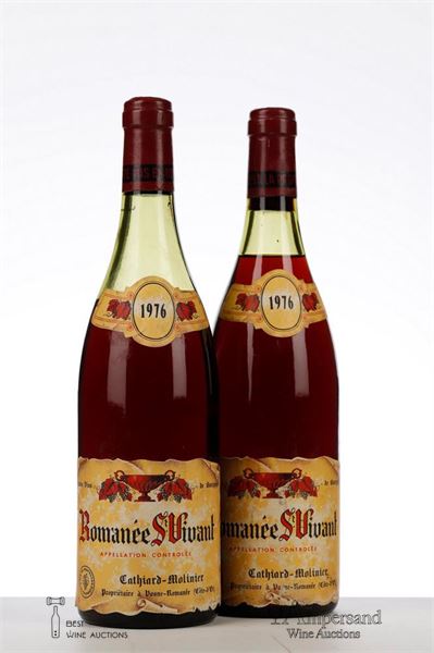 ROMANEE ST VIVANT 1976 - Cathiard Molinier - 2 Bottles