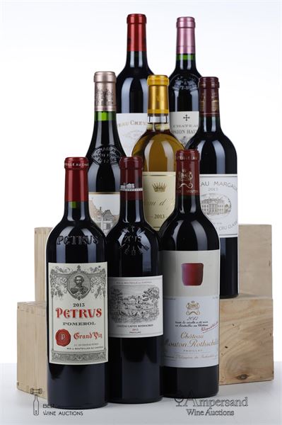 COLLECTION DUCLOT 8 B 2013 - Petrus, Lafite Rothschild, Margaux, Haut Brion, Mouton Rothschild, Cheval Blanc, Mission Haut Brion, Yquem - 1 Bottle - Owc 8