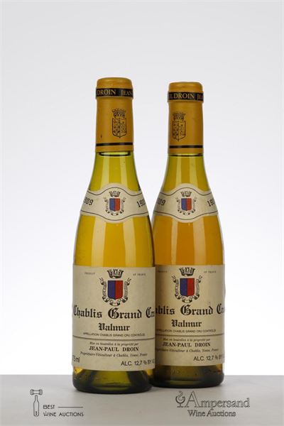 CHABLIS VALMUR 1989 - Jean Paul Droin - 2 x 0,375Ltr