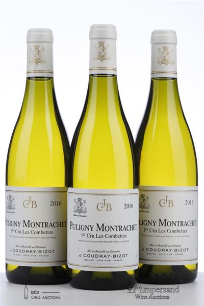 PULIGNY MONTRACHET LES COMBETTES 2016 - J. Coudray Bizot - 3 Bottles