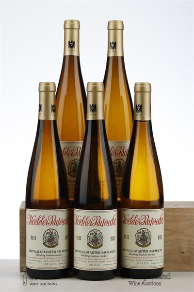 RIESLING RR KALLSTADTER SAUMAGEN AUSLESE TROCKEN 2007 - Koehler Ruprecht - 5 Bottles