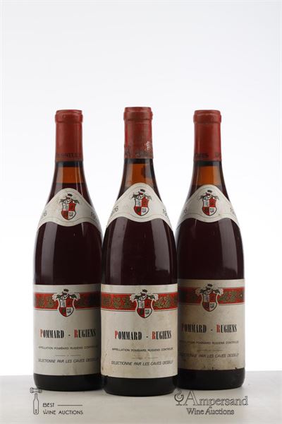 POMMARD RUGIENS 1976 - Caves Dessilly - 3 Bottles