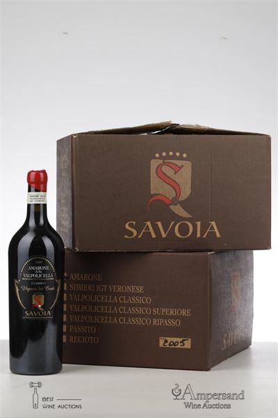 AMARONE DELLA VALPOLICELLA CLASSICO VIGNETI DEI COALI 2005 - Savoia - 12 Bottles - Oc 6