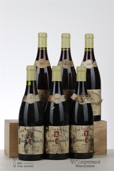 CHARMES CHAMBERTIN 2002 - G. Prieur - 6 Bottles