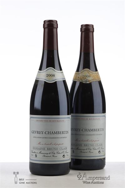 GEVREY CHAMBERTIN 2008 - Bruno Clair - 2 Bottles