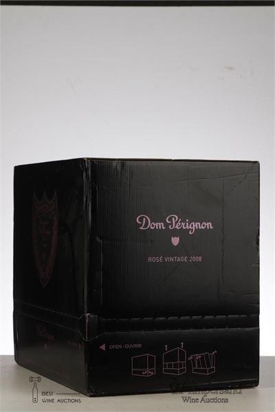 DOM PERIGNON ROSE 2008 - Moet et Chandon - 6 Bottles - Oc 6