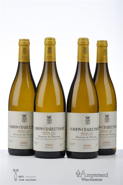 CORTON CHARLEMAGNE 2005 - Bonneau du Martray - 4 Bottles