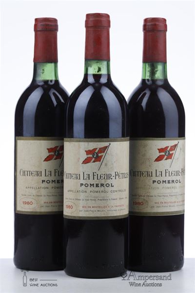 LA FLEUR PETRUS 1980 - Mc - 3 Bottles