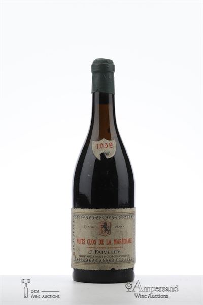 NUITS CLOS MARECHALE 1952 - Neg. Faiveley - 1 Bottle