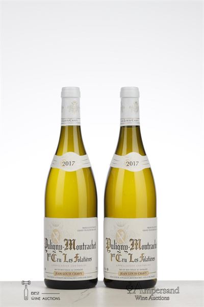PULIGNY MONTRACHET LES FOLATIERES 2017 - Jean Louis Chavy - 2 Bottles
