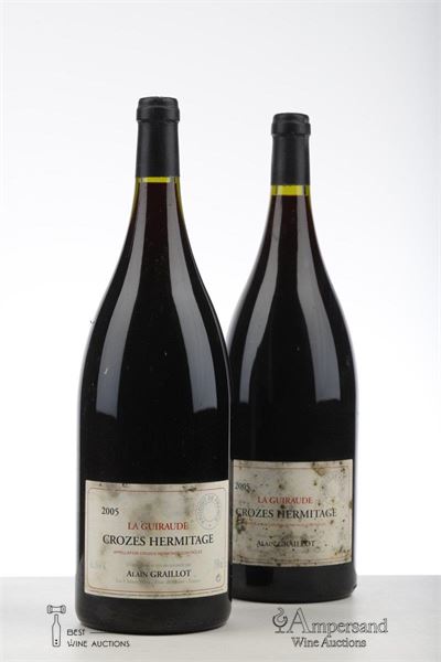 CROZES HERMITAGE LA GUIRAUDE 2005 - Alain Graillot - 2 Magnums
