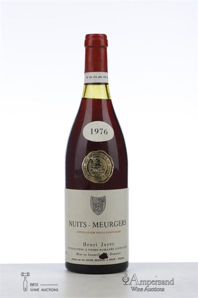 NUITS ST GEORGES LES MEURGERS 1976 - Henry Jayer - 1 Bottle