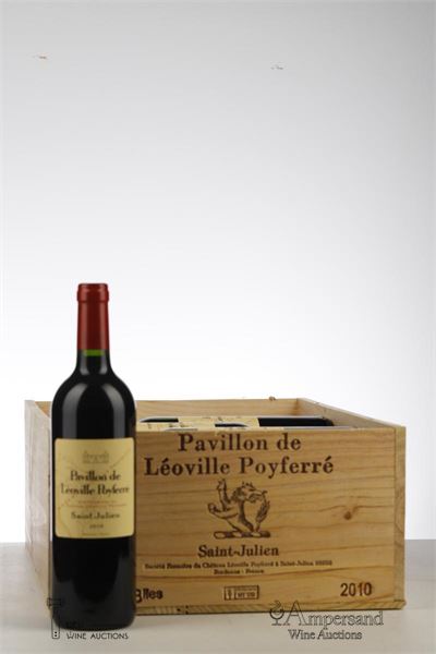 PAVILLON LEOVILLE DE POYFERRE 2010 - Mc - 11 Bottles - Owc 12 - Missing Lid