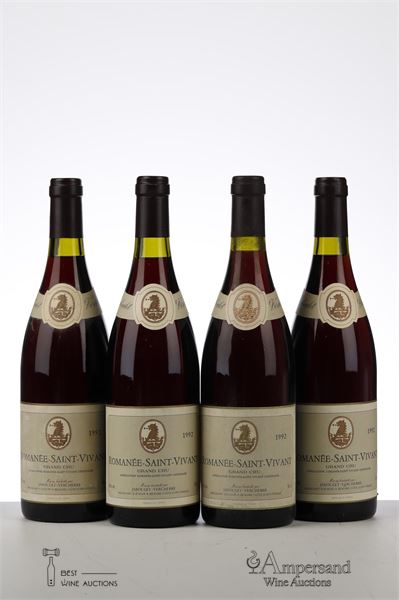 ROMANEE ST VIVANT 1992 - Jaboulet Vercherre - 4 Bottles