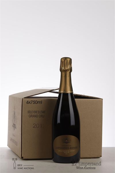LARMANDIER BERNIER VIEILLES VIGNES DU LEVANT GRAND CRU EXTRA BRUT 2012 - Larmandier Bernier - 6 Bottles - Oc 6