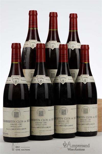 CHAMBERTIN CLOS DE BEZE 1996 - Drouhin Laroze - 7 Bottles