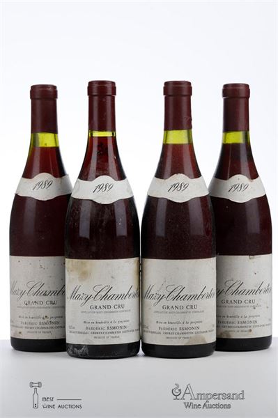 MAZY CHAMBERTIN 1989 - Frederic Esmonin - 4 Bottles