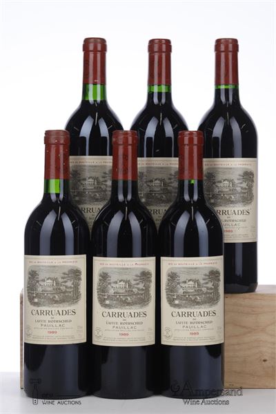 CARRUADES DE LAFITE ROTHSCHILD 1989 - Mc - 6 Bottles