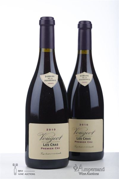 VOUGEOT LES CRAS 2010 - Domaine de la Vougeraie - 2 Bottles