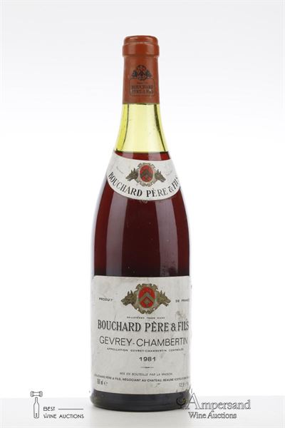 GEVREY CHAMBERTIN 1981 - Bouchard - 1 Bottle