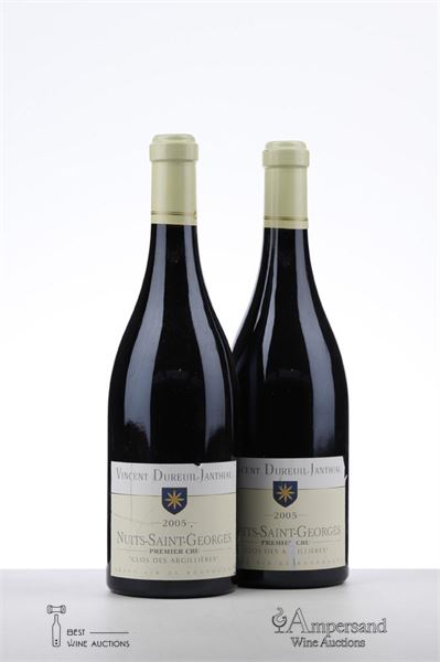 NUITS ST GEORGES CLOS DES ARGILLIERES 2005 - Dureuil Janthial - 2 Bottles
