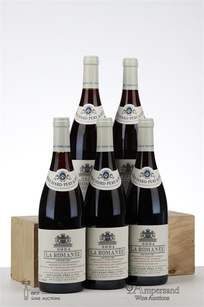 LA ROMANEE 2004 - Comte Liger Belair - Bouchard - 5 Bottles - Owc 6