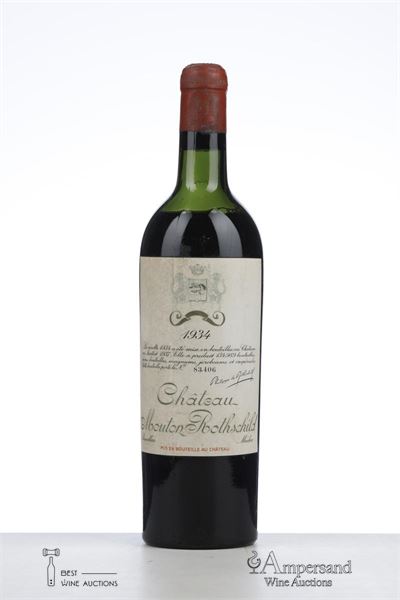 MOUTON ROTHSCHILD 1934 - Mc - 1 Bottle